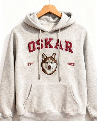 Embroidered University Hoodie
