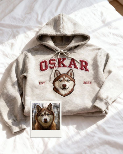 Embroidered University Hoodie