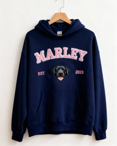 Embroidered University Hoodie