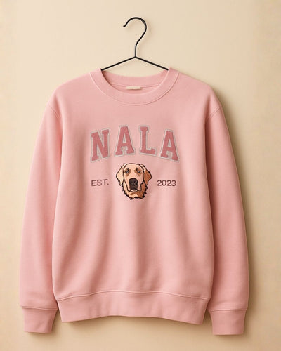 Embroidered University Sweater