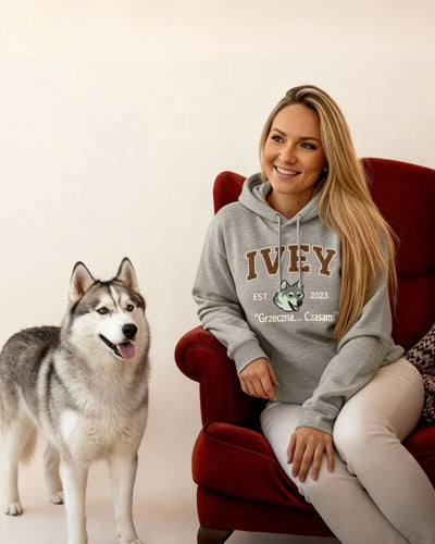 Embroidered University Hoodie