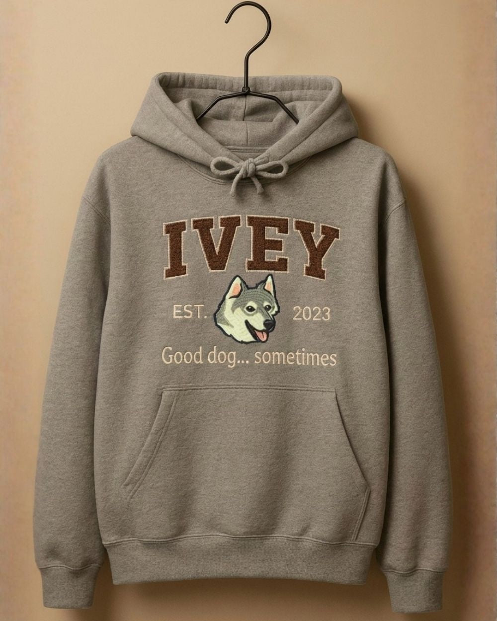 Embroidered University Hoodie